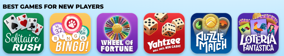 Best games for new players at WorldWinner